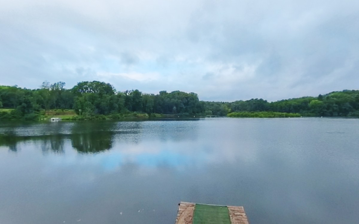 Waterfront photographed at Portage Lakes